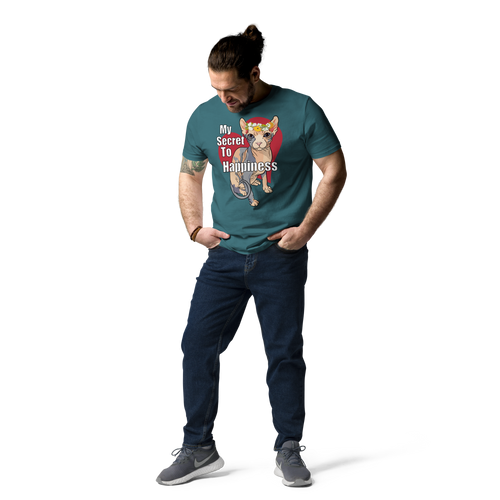 MY SECRET TO HAPPINESS UNISEX ECO TEE