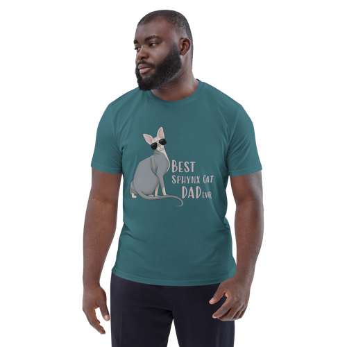 BEST SPHYNX CAT DAD UNISEX ECO TEE