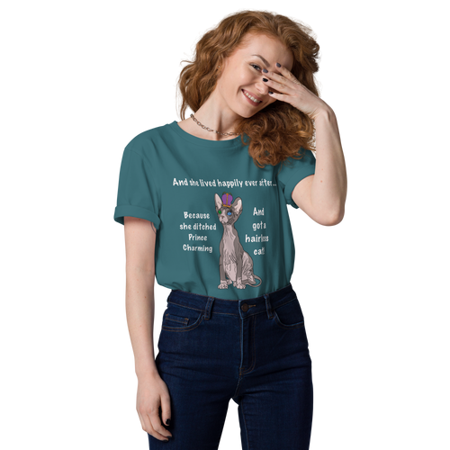 DITCHED PRINCE CHARMING & GOT A SPHYNX CAT ECO TEE