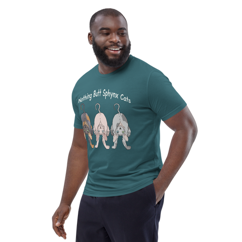 NOTHING BUTT SPHYNX CATS UNISEX ECO TEE