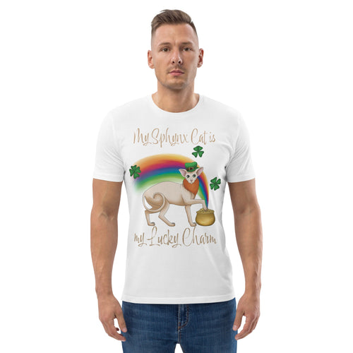 MY SPHYNX IS MY LUCKY CHARM UNISEX ECO TEE