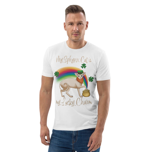 MY SPHYNX IS MY LUCKY CHARM UNISEX ECO TEE