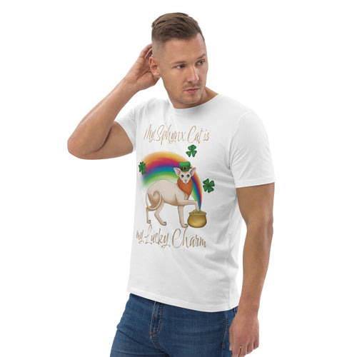 MY SPHYNX IS MY LUCKY CHARM UNISEX ECO TEE