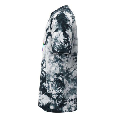 Pride Cat Mom Oversized Tie-dye T-shirt