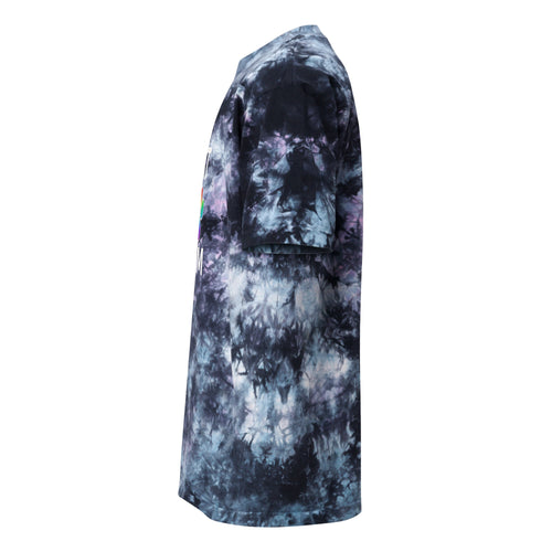 Pride Cat Mom Oversized Tie-dye T-shirt