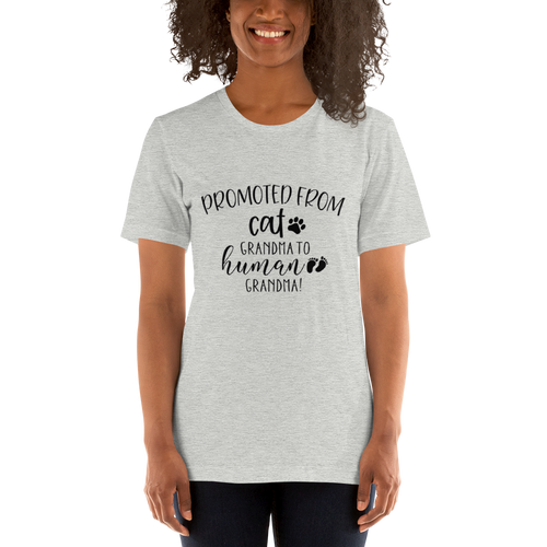 Promoted from Cat Grandma to Human Grandma T-Shirt