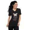 BEHIND EVERY WOMAN... SPHYNX V-NECK TEE