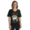 MY SPHYNX CAT IS MY LUCKY CHARM - V-NECK UNISEX TEE