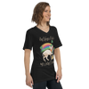 MY SPHYNX CAT IS MY LUCKY CHARM - V-NECK UNISEX TEE