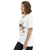MY SPHYNX CAT IS MY LUCKY CHARM - V-NECK UNISEX TEE