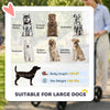 Dog Stroller for Large Dogs Up to 66 LBS with All-Terrain Spring Suspension, 8-Position Adjustable Handle
