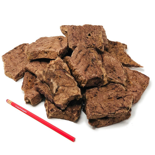 ValueBull USA Beef Lung Dog Chews, Sliced, 20 Pound Bulk Pack