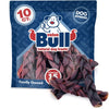 ValueBull USA Collagen Braid Beef Large Dog Chews, Thick 6 Inch 10 Count