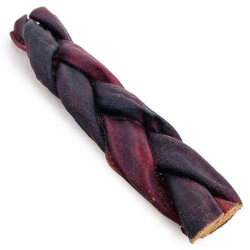ValueBull USA Collagen Braid Beef Large Dog Chews, Thick 6 Inch 50 Count