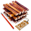 ValueBull USA Bully Sticks for Large Dogs, Jumbo 6 Inch, 25 Count
