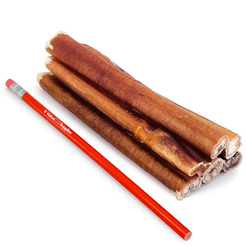 ValueBull USA Bully Sticks for Dogs, Thick 6 Inch, 25 Count