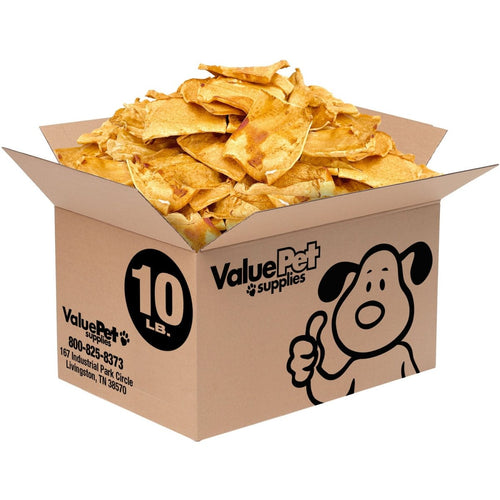 ValueBull USA Rawhide Chips, Chicken Infused, 10 Pound Bulk Pack