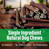 ValueBull Collagen Sticks for Dogs, 6 Inch Thick Chews, Natural Long-Lasting Dog Treats, 100 Count Bulk Pack