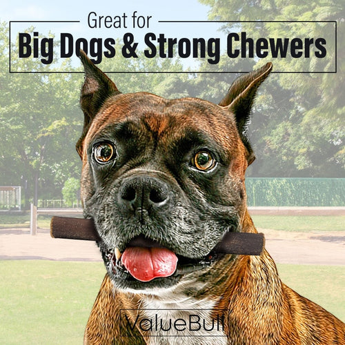 ValueBull Collagen Sticks for Dogs, 6 Inch Thick Chews, Natural Long-Lasting Dog Treats, 100 Count Bulk Pack