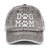 Dog Mom Vintage Cotton Twill Cap