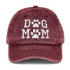 Dog Mom Vintage Cotton Twill Cap
