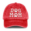 Dog Mom Vintage Cotton Twill Cap