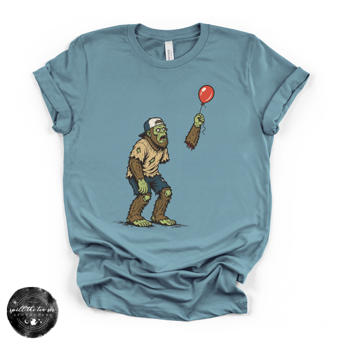 Zombie Bigfoot Tee | Funny Undead Sasquatch Halloween Graphic T-Shirt