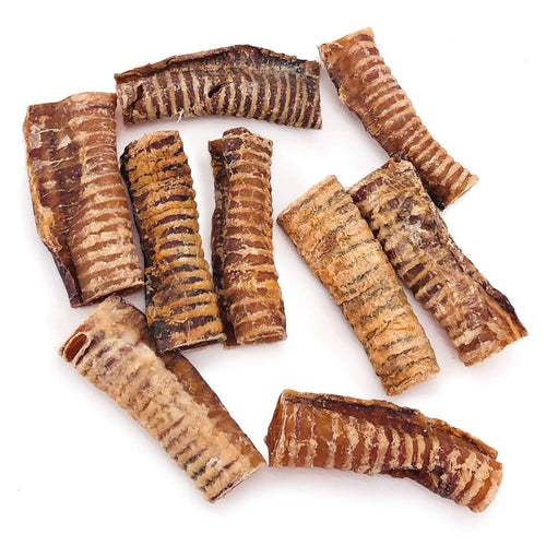 ValueBull Beef Trachea, Premium 5-6 Inch, 100 Count Bulk Pack