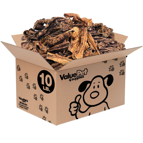 ValueBull Lamb Lung Sticks, Premium 10 Pounds Bulk Pack