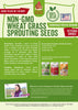 Non-GMO Wheat Seeds for Sprouting Fodder (Wheat Grass) -- Sustainably Grown In Missouri To Encourage Positive Behaviors
