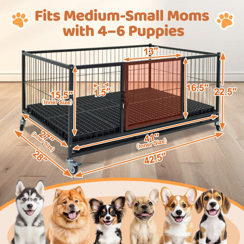 43 Upgraded Puppy Whelping Box WHLP02