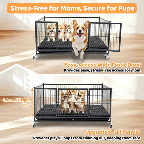 43 Upgraded Puppy Whelping Box WHLP02