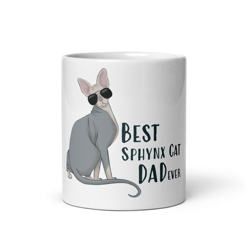 BEST SPHYNX CAT DAD COFFEE MUG