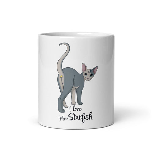 I LOVE SPHYNX STARFISH COFFEE MUG