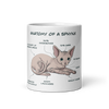 ANATOMY OF A SPHYNX CAT COFFEE MUG