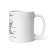 ANATOMY OF A SPHYNX CAT COFFEE MUG