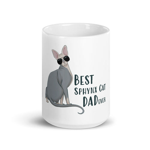 BEST SPHYNX CAT DAD COFFEE MUG