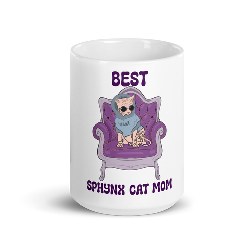 BEST SPHYNX CAT MOM COFFEE MUG