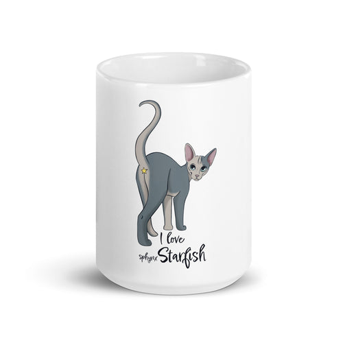 I LOVE SPHYNX STARFISH COFFEE MUG