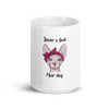 NEVER A BAD HAIR DAY SPHYNX COFFEE MUG