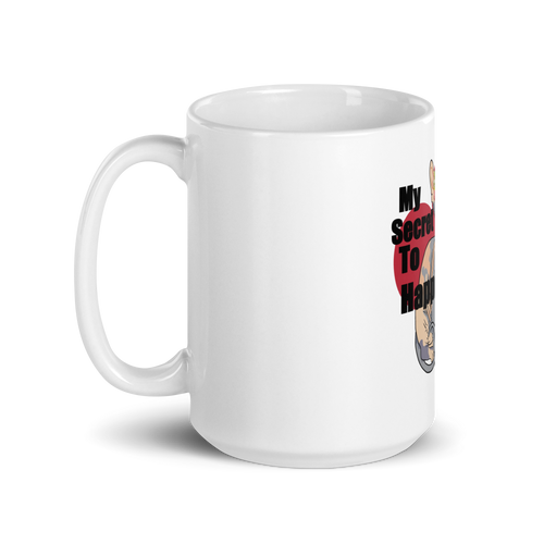 MY SECRET TO HAPPINESS COFFEE MUG