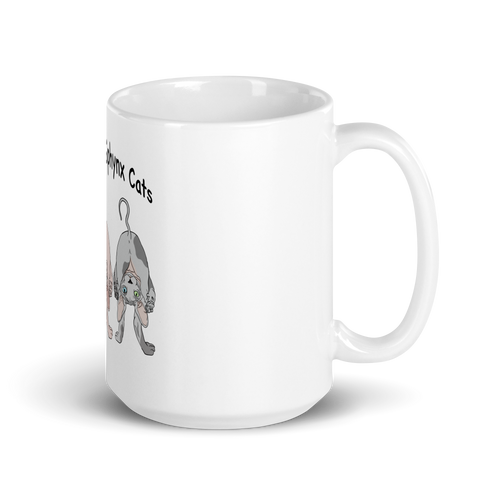 NOTHING BUTT SPHYNX CATS COFFEE MUG