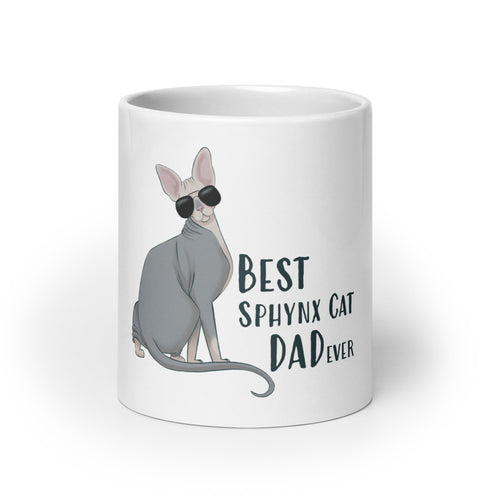 BEST SPHYNX CAT DAD COFFEE MUG