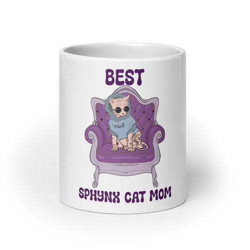 BEST SPHYNX CAT MOM COFFEE MUG