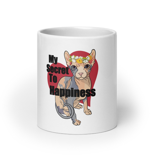 MY SECRET TO HAPPINESS COFFEE MUG