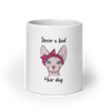NEVER A BAD HAIR DAY SPHYNX COFFEE MUG