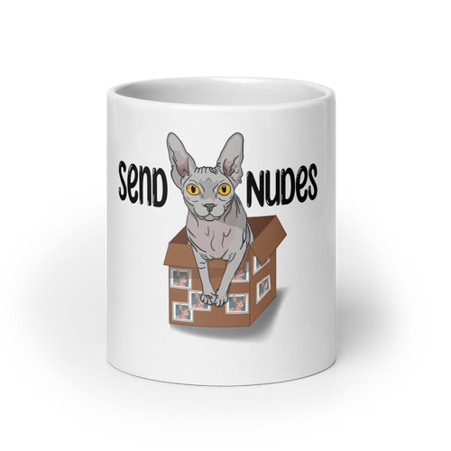 SEND NUDES SPHYNX COFFEE MUG