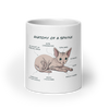 ANATOMY OF A SPHYNX CAT COFFEE MUG