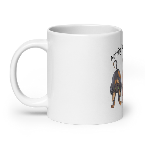 NOTHING BUTT SPHYNX CATS COFFEE MUG