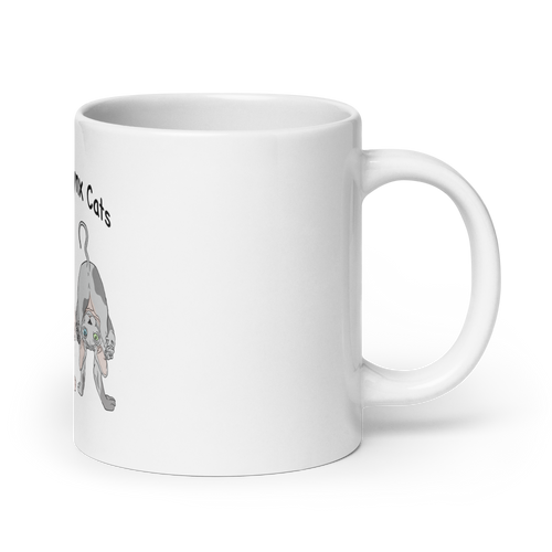 NOTHING BUTT SPHYNX CATS COFFEE MUG